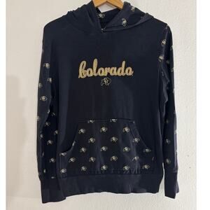 Colorado Shell Navy Hoodie with Embroidered  see measurements